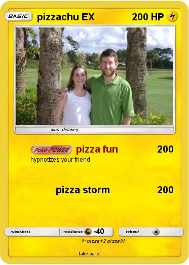 Pokemon pizzachu EX