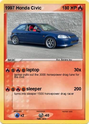 Pokemon 1997 Honda Civic