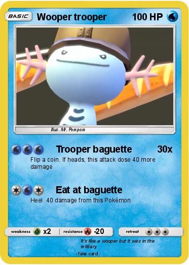 Pokemon Wooper trooper