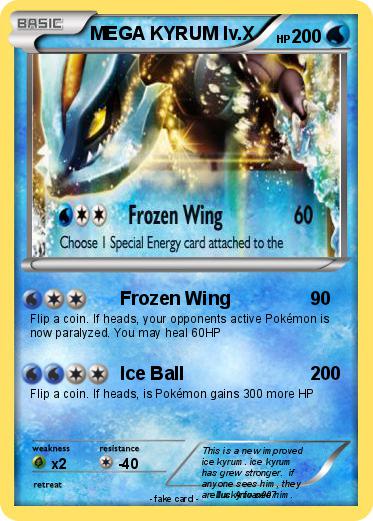 Pokemon MEGA KYRUM lv.X