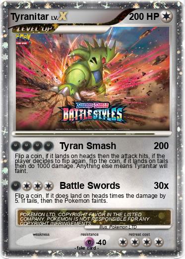 Pokemon Tyranitar