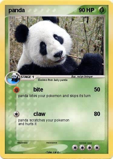 Pokemon panda