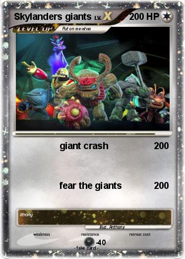 Pokemon Skylanders giants