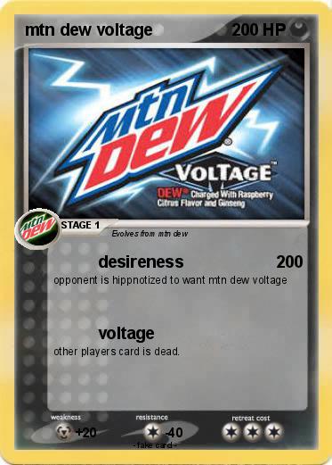 Pokemon mtn dew voltage