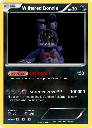 Pokemon Withered Bonnie