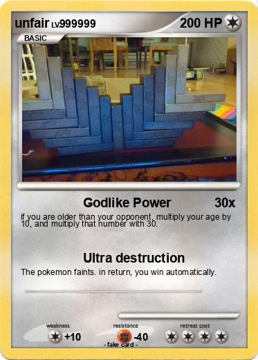 Pokemon unfair