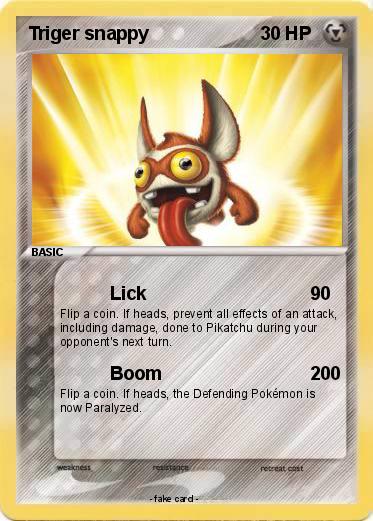 Pokemon Triger snappy
