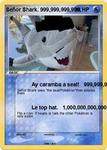Pokemon Señor Shark. 999,999,999,999,