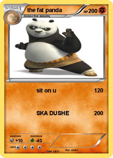 Pokemon the fat panda