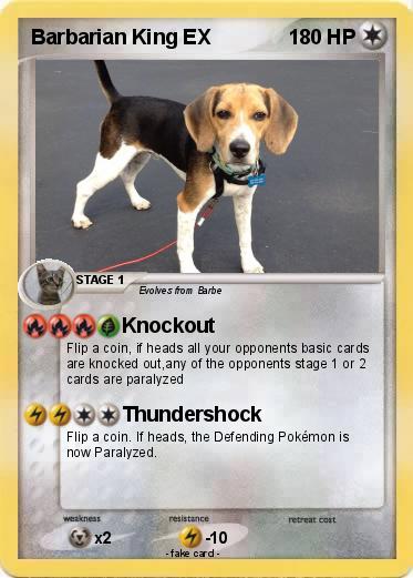 Pokemon Barbarian King EX