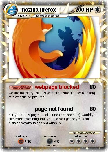 Pokemon mozilla firefox