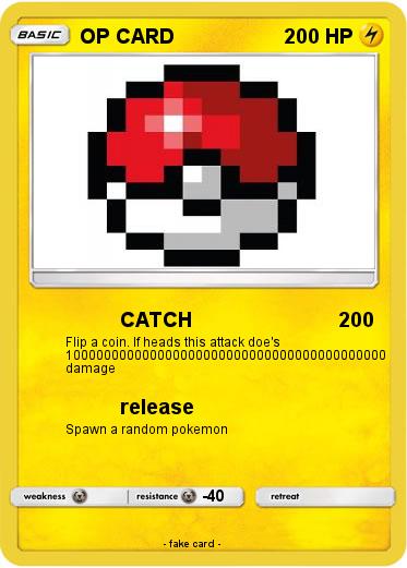 Pokemon OP CARD