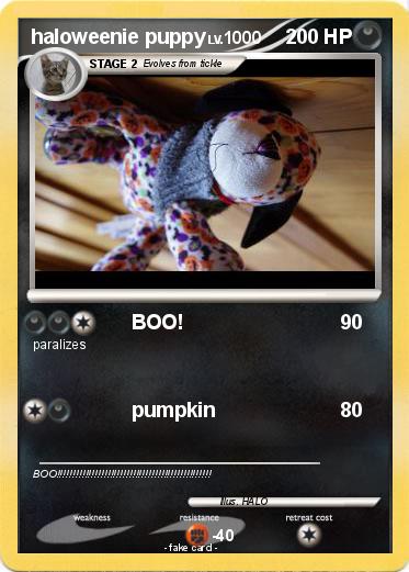 Pokemon haloweenie puppy