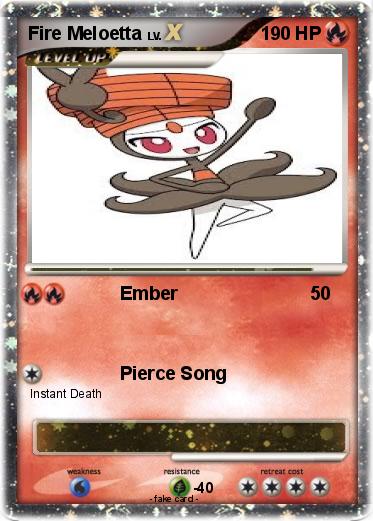 Pokemon Fire Meloetta