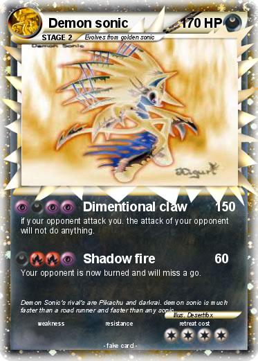 Pokemon Demon sonic