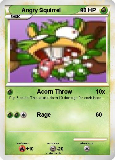 Pokemon Angry Squirrel