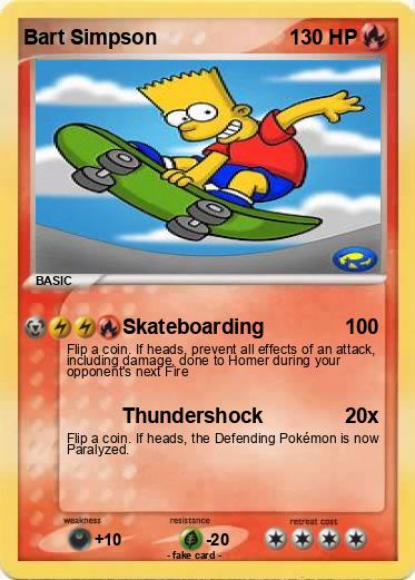 Pokemon Bart Simpson