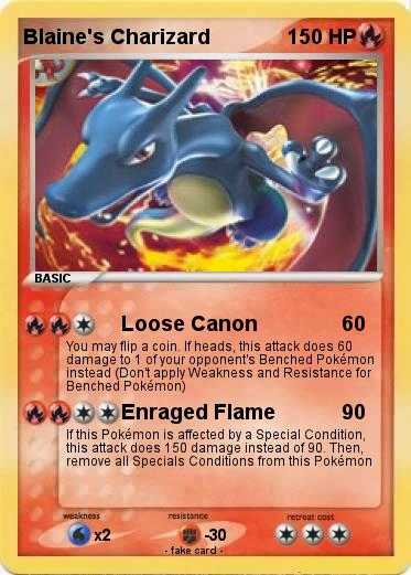 Pokemon Blaine's Charizard