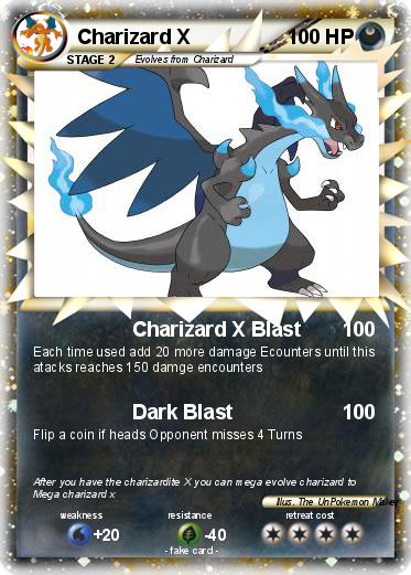 Pokemon Charizard X