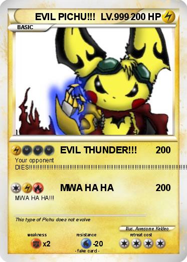 Pokemon EVIL PICHU!!!  LV.999 Pokemon EVIL PICHU!!!  LV.999
