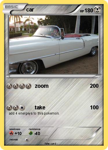 Pokemon car