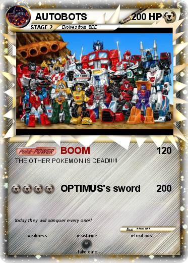 Pokemon AUTOBOTS