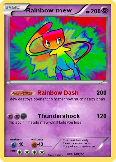 Pokemon Rainbow mew