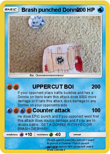Pokemon Brash punched Donnie