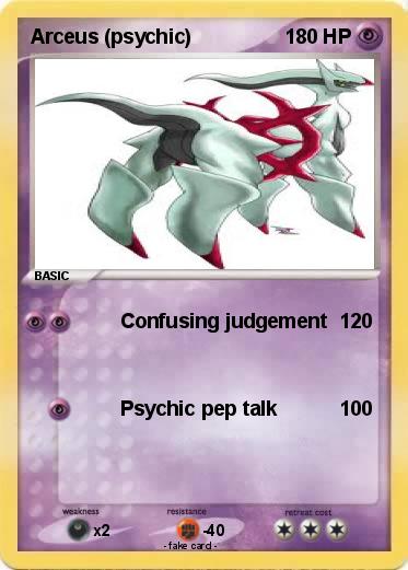 Pokemon Arceus (psychic)