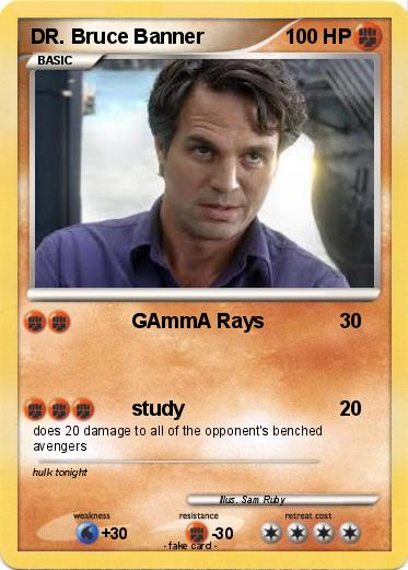 Pokemon DR. Bruce Banner