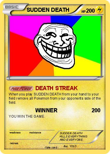 Pokemon SUDDEN DEATH
