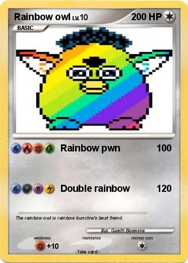 Pokemon Rainbow owl
