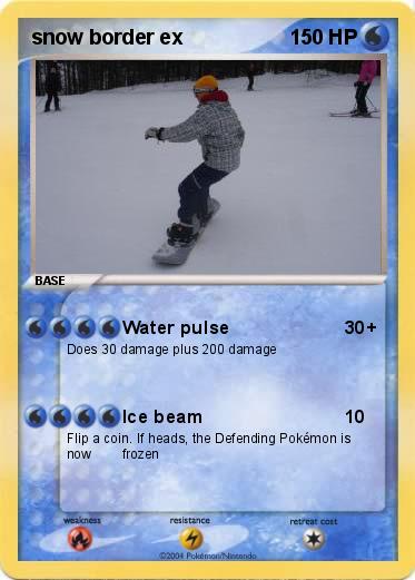 Pokemon snow border ex