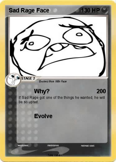 Pokemon Sad Rage Face