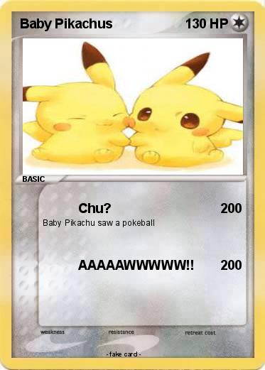 Pokemon Baby Pikachus