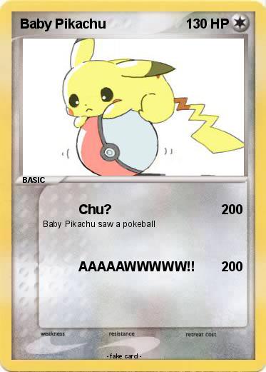 Pokemon Baby Pikachu