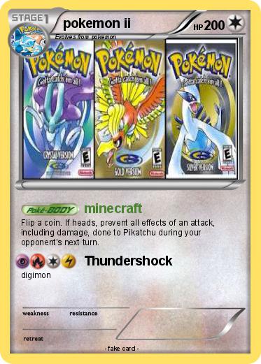 Pokemon pokemon ii