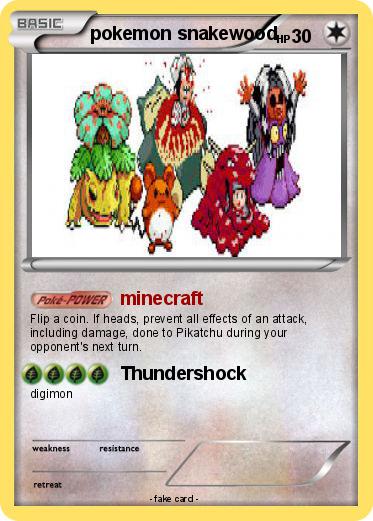 Pokemon pokemon snakewood