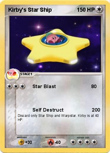 Pokemon Kirby's Star Ship
