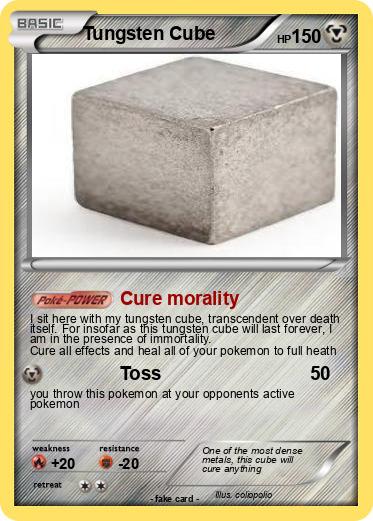 Pokemon Tungsten Cube