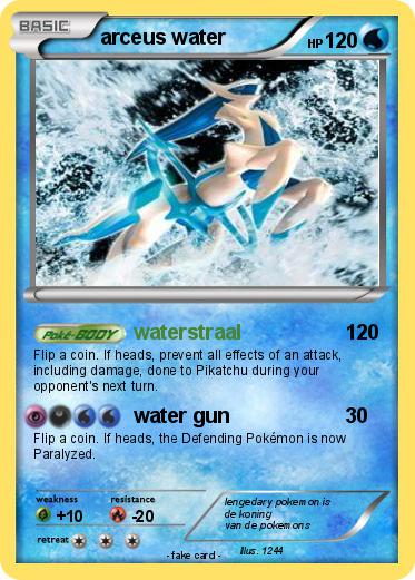 Pokemon arceus water