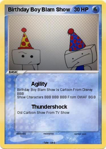 Pokemon Birthday Boy Blam Show