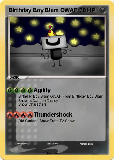 Pokemon Birthday Boy Blam OWAF