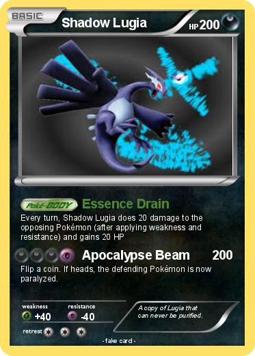 Pokemon Shadow Lugia