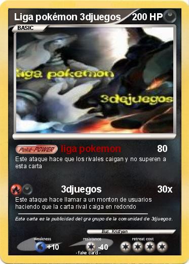 Pokemon Liga pokémon 3djuegos