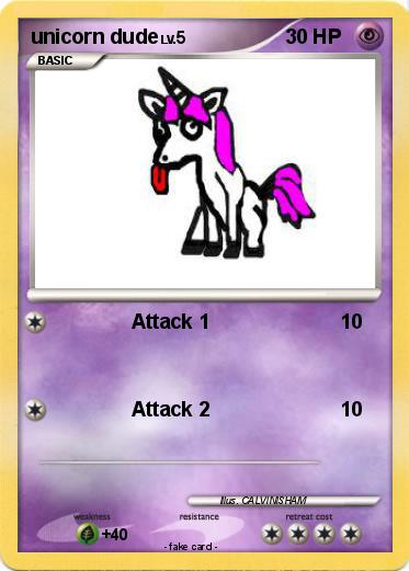 Pokemon unicorn dude