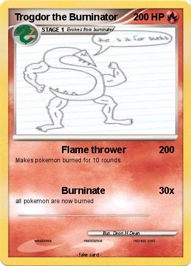 Pokemon Trogdor the Burninator