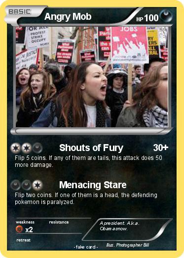Pokemon Angry Mob