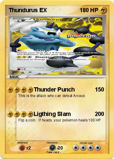 Pokemon Thundurus EX