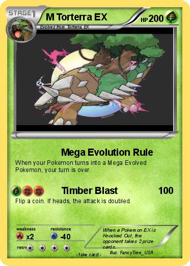 Pokemon M Torterra EX